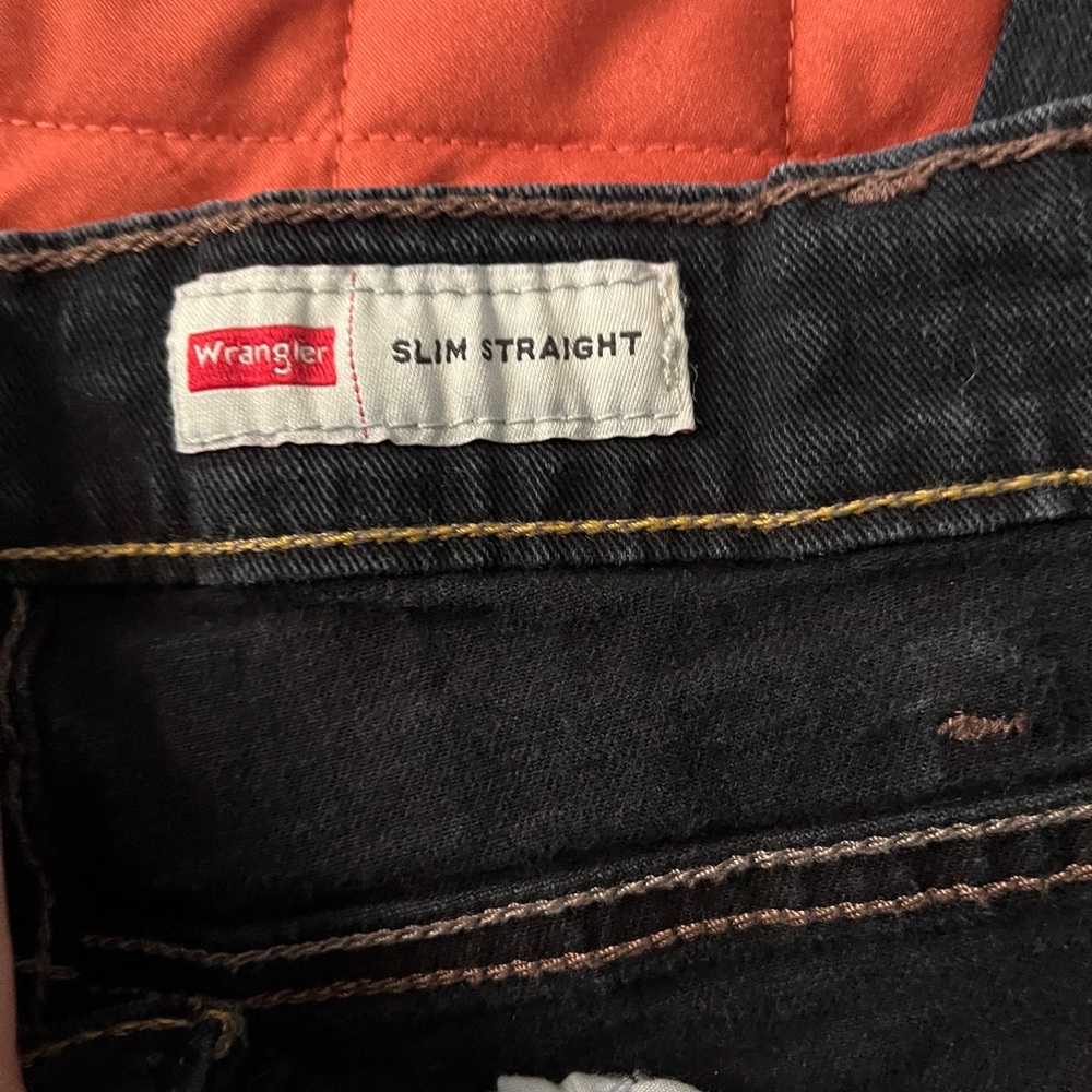 Wrangler Slim Straight Jeans Men’s 34x32 - Picture 5 of 6